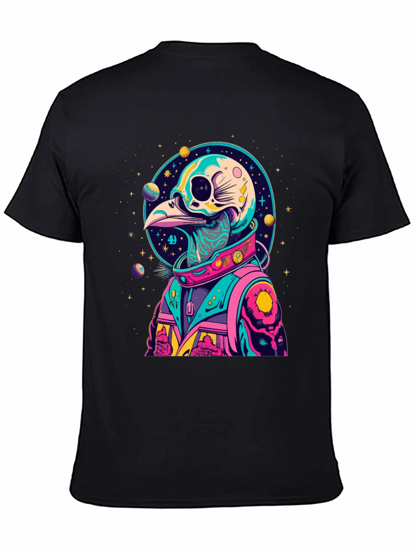 Cosmic Bird Skull T-Shirt