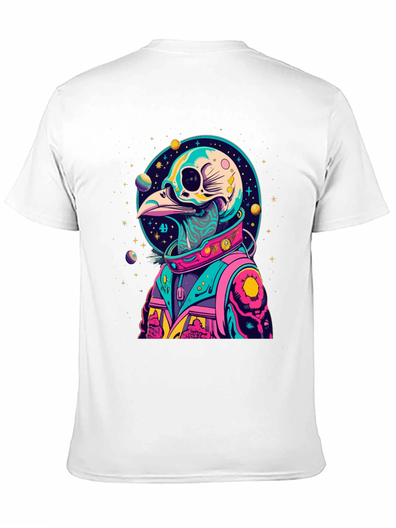 Cosmic Bird Skull T-Shirt