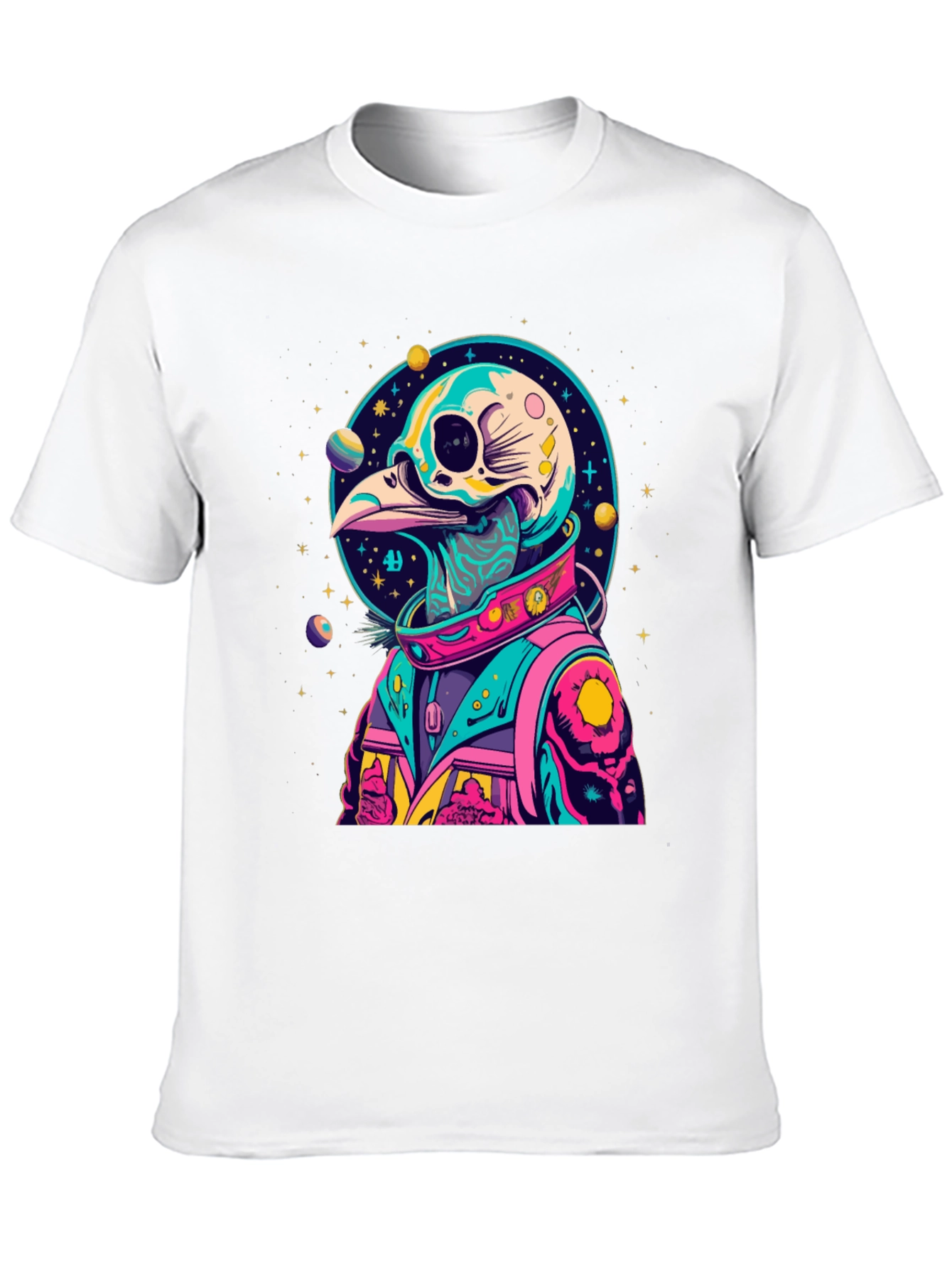 Cosmic Bird Skull T-Shirt