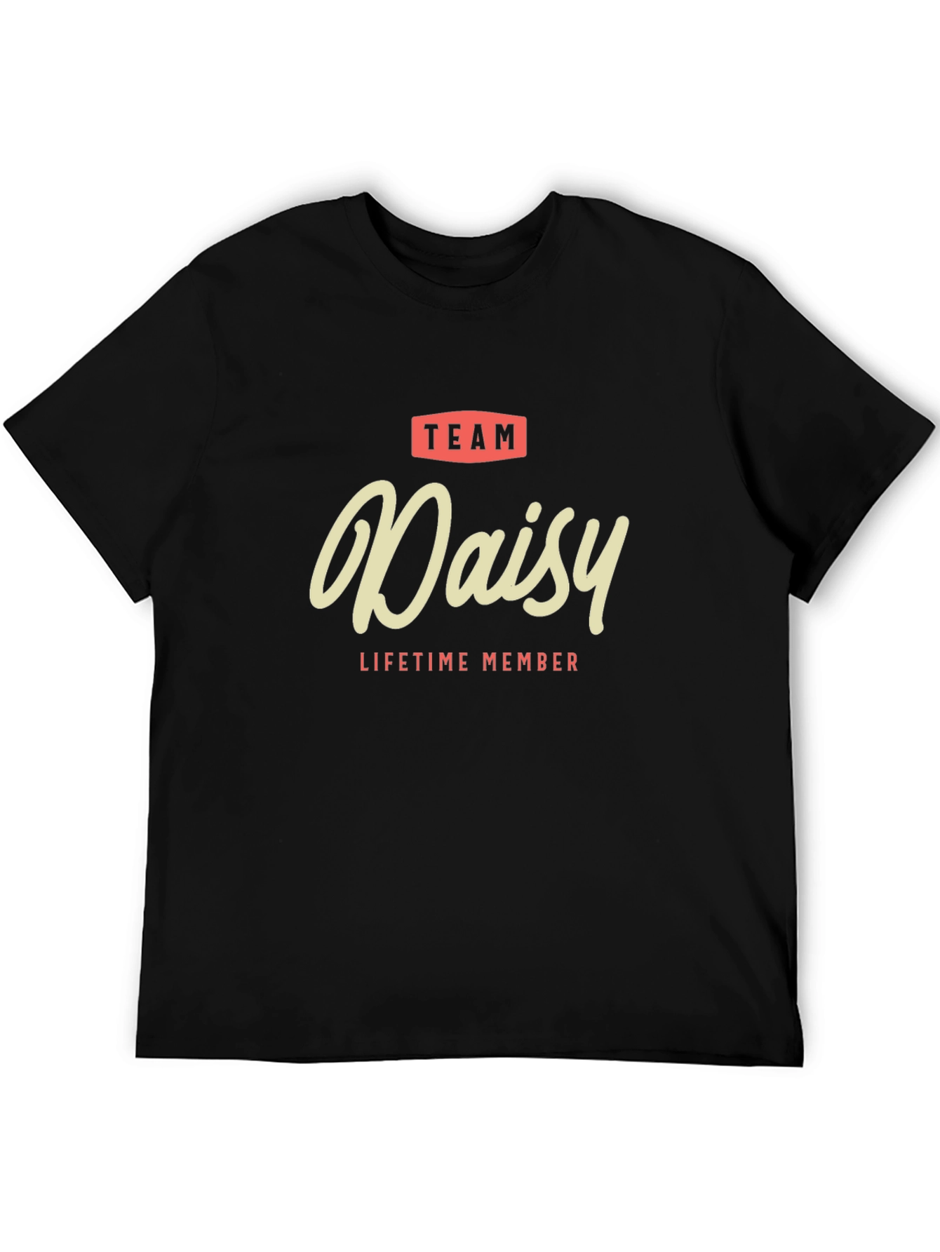 Team Daisy Lifetime Member Black T-Shirt