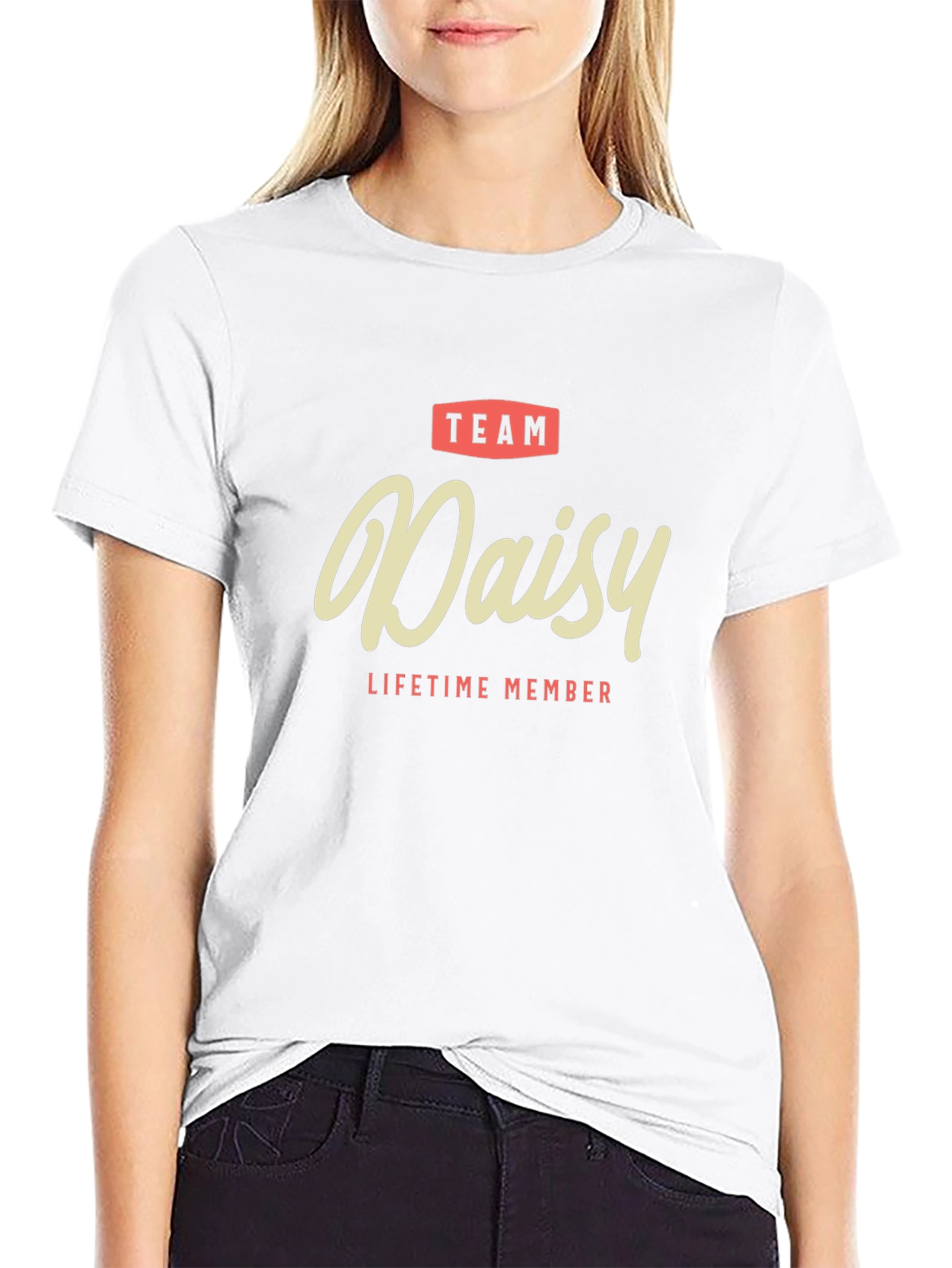 Team Daisy Lifetime Member Black T-Shirt
