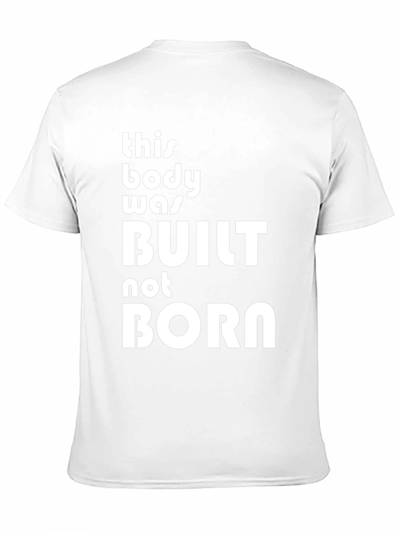 Built Not Born Graphic T-Shirt - Black