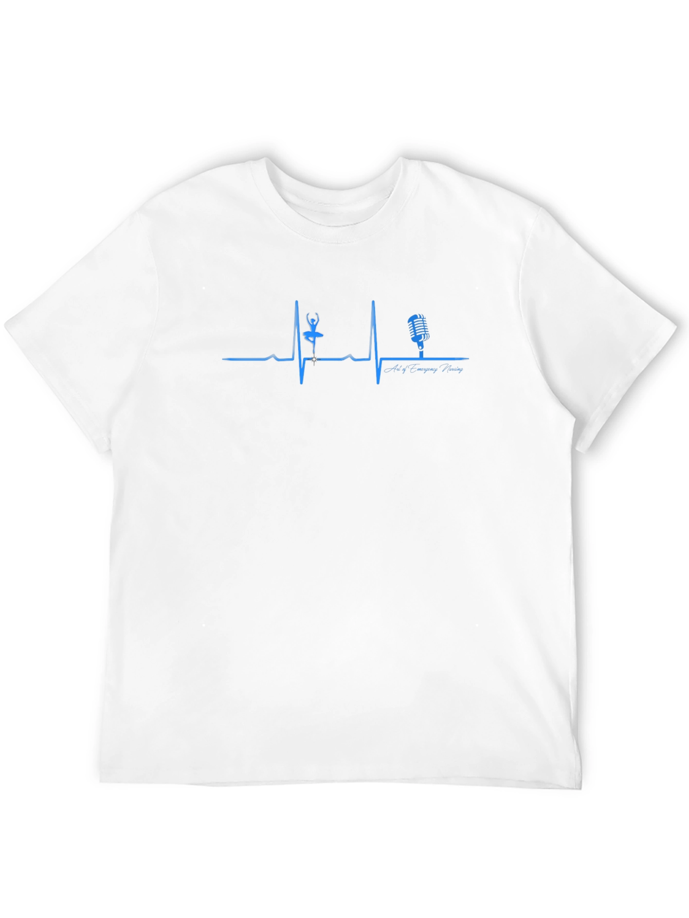 Heartbeat Dance & Music Black T-Shirt
