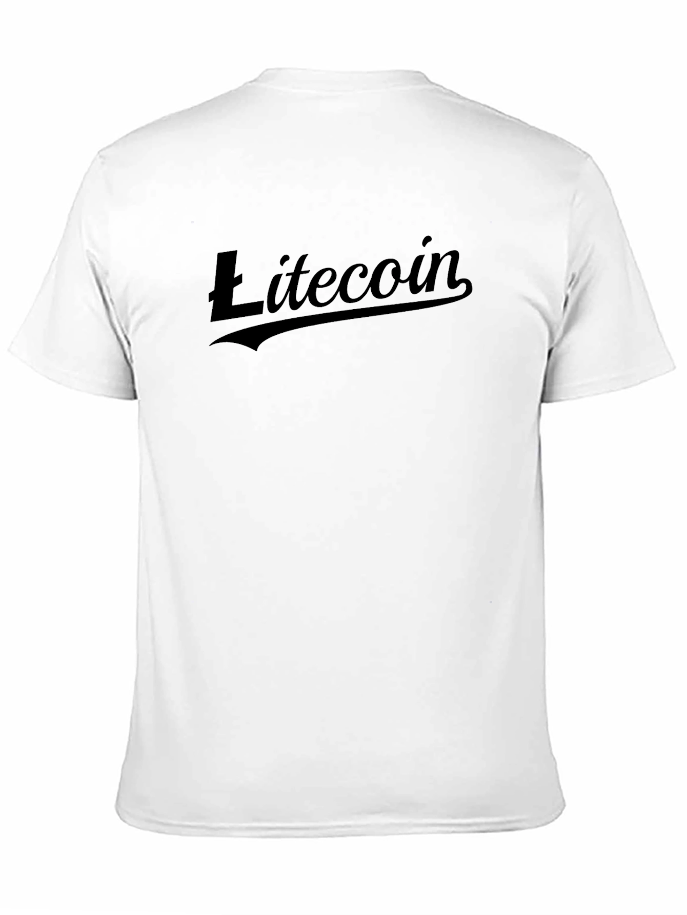 Litecoin Black Graphic T-Shirt