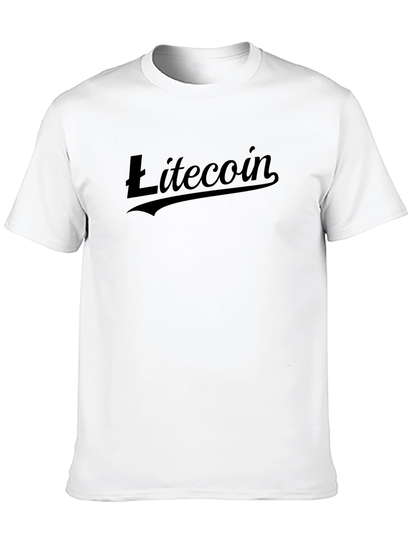 Litecoin Black Graphic T-Shirt