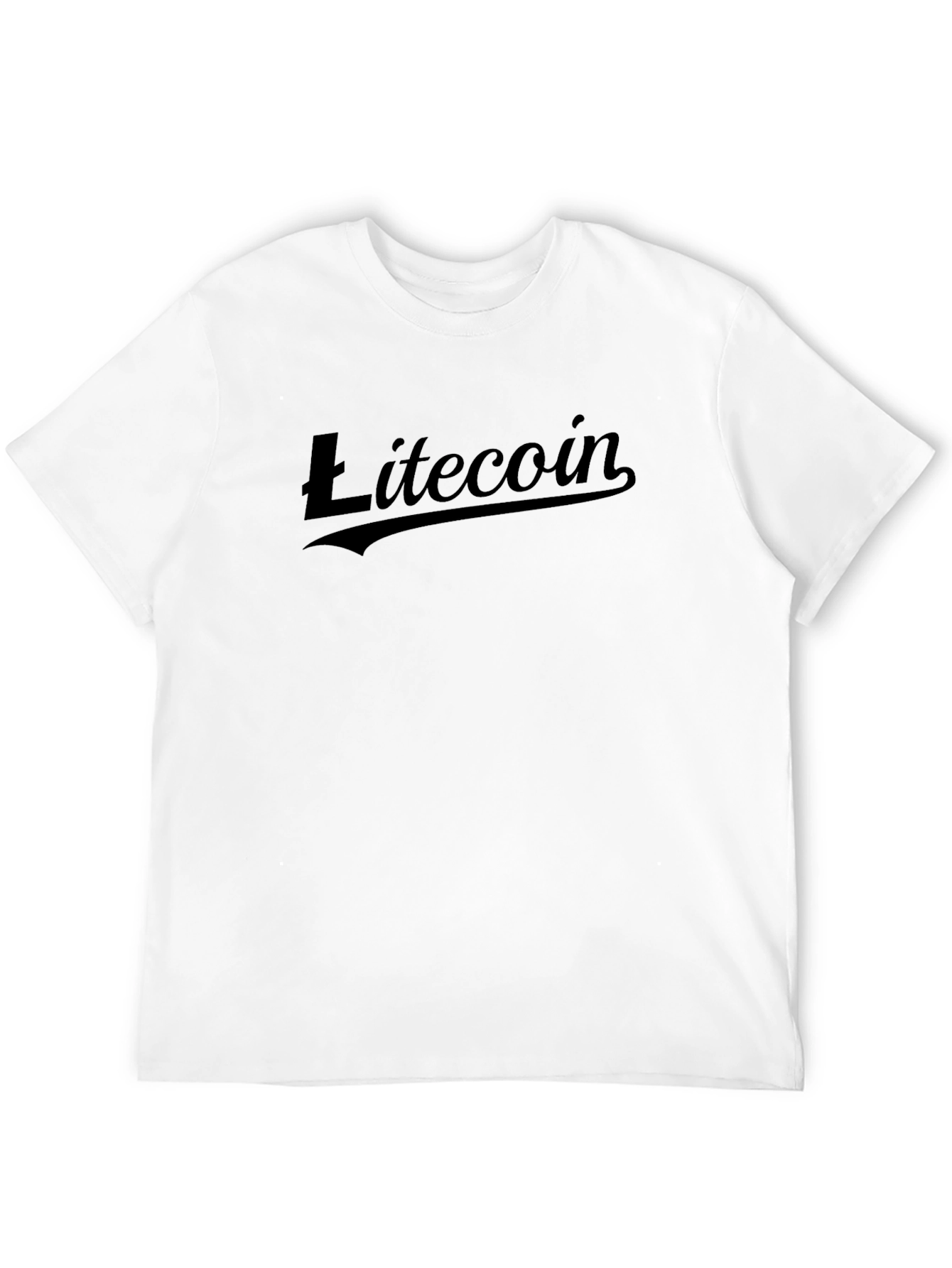 Litecoin Black Graphic T-Shirt