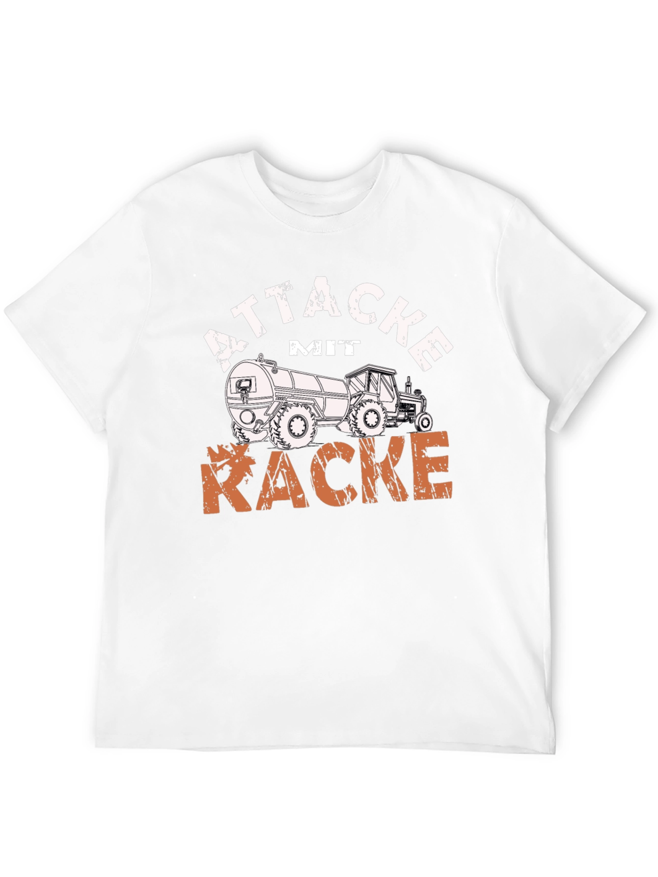 Attacke mit Kacke Tractor T-Shirt