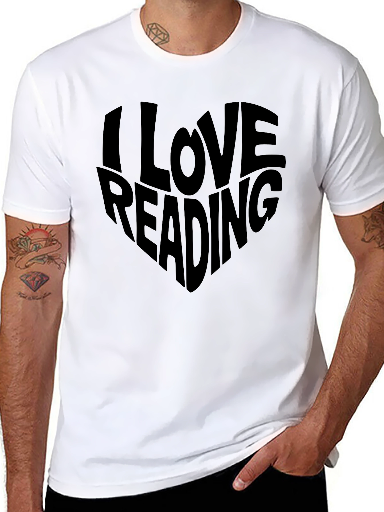 I Love Reading Heart T-Shirt