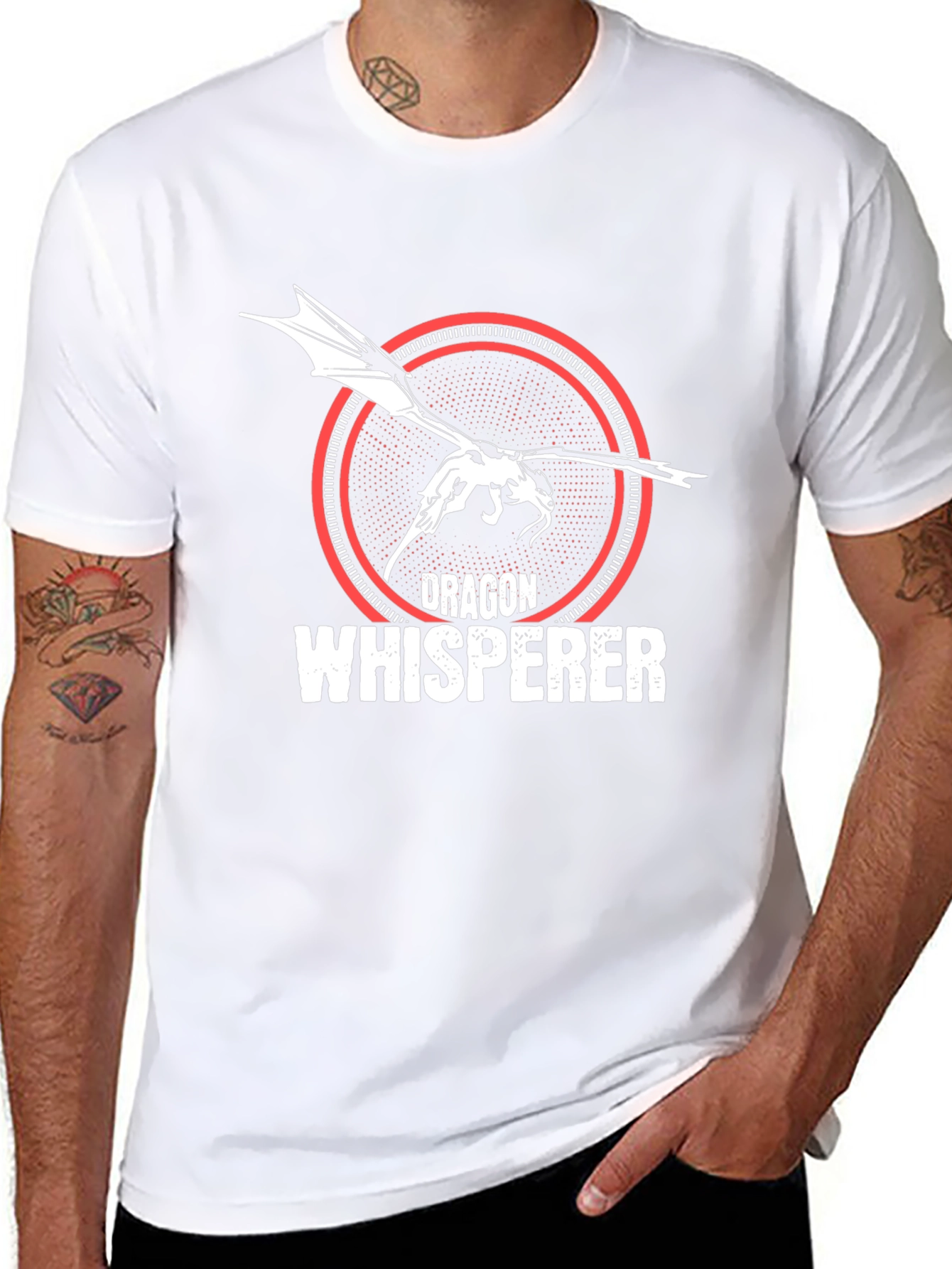 Dragon Whisperer Graphic Tee - Black