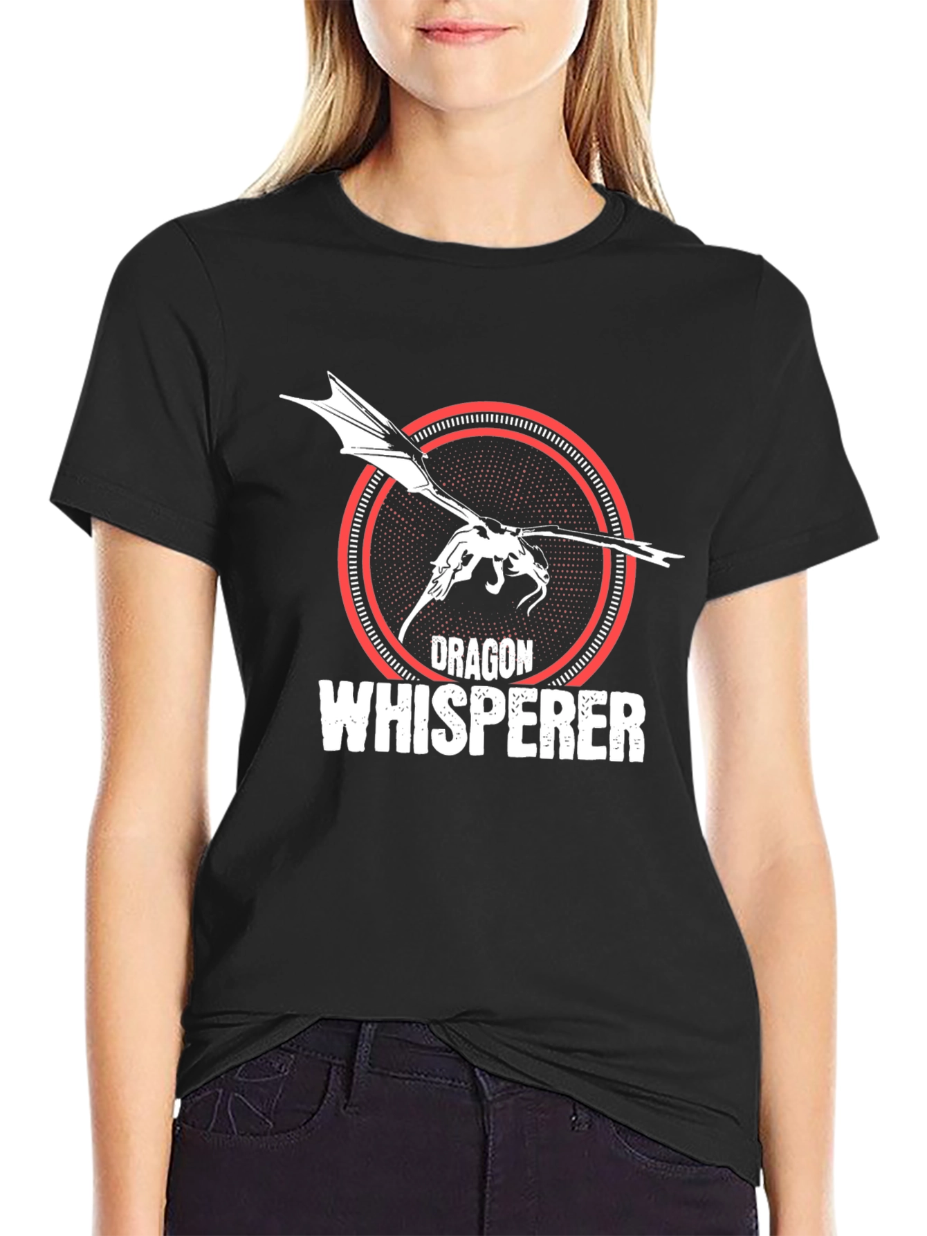 Dragon Whisperer Graphic Tee - Black