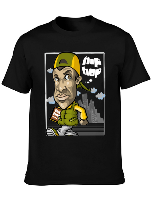 Hip Hop Style Graphic Tee - Urban Cool