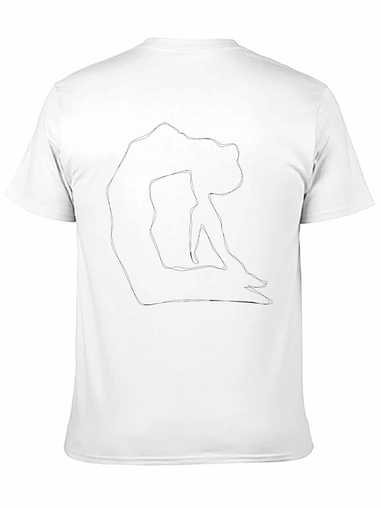 Black Yoga Pose Graphic T-Shirt