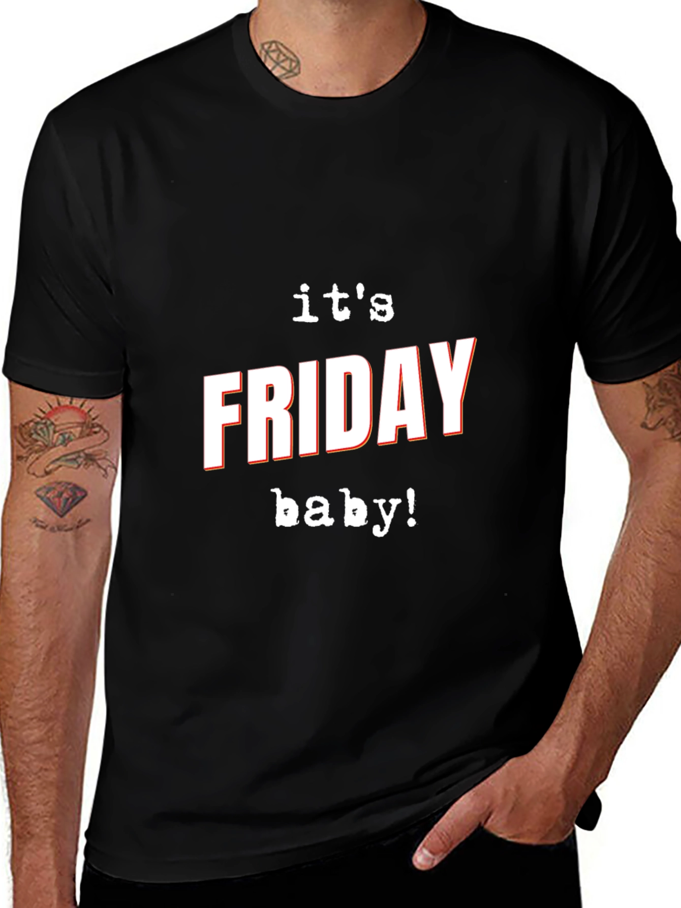Its Friday Baby! Graphic T-Shirt