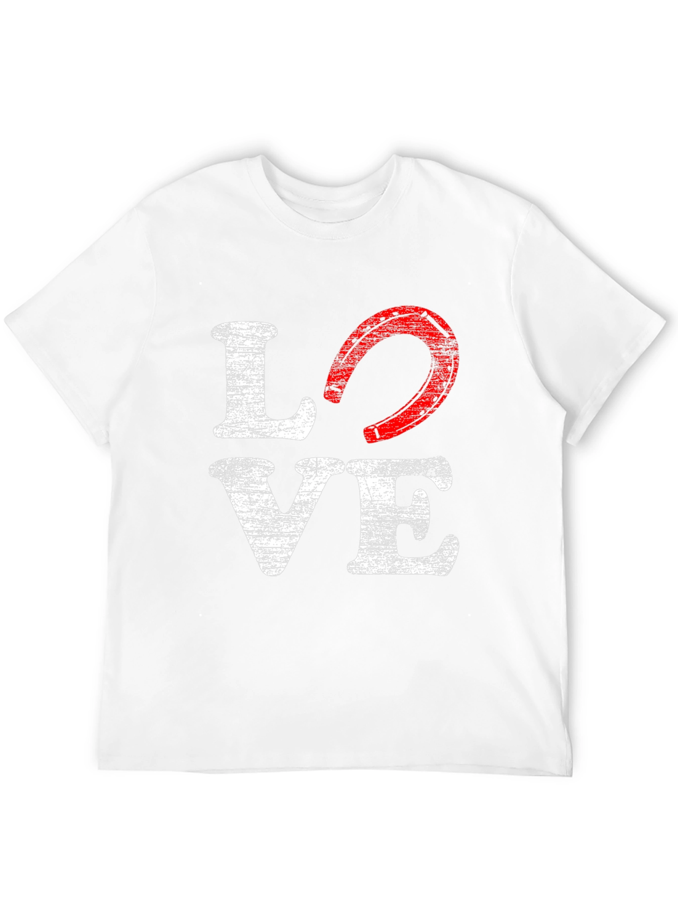 Love Horseshoe Graphic T-Shirt - Western Style