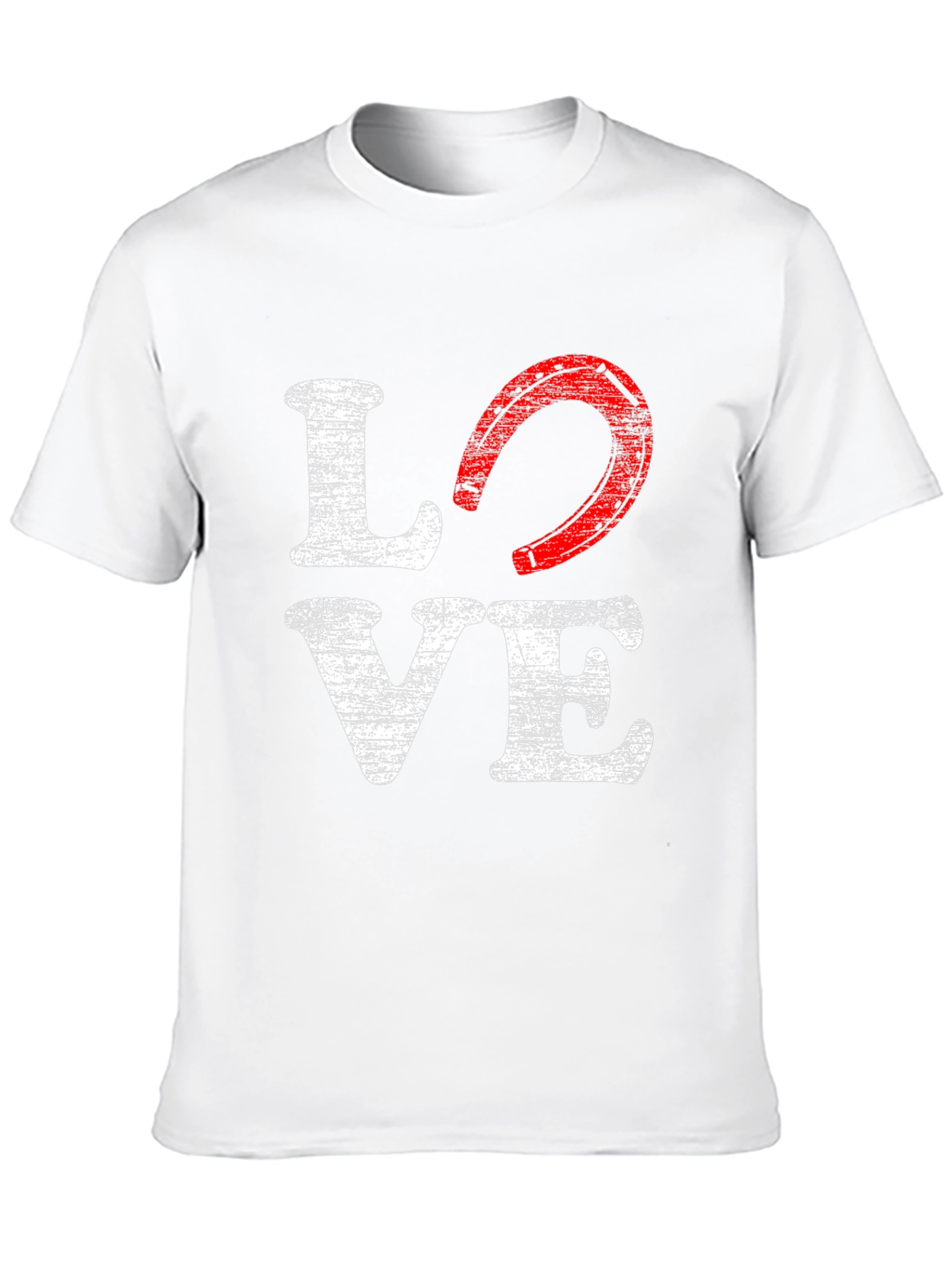 Love Horseshoe Graphic T-Shirt - Western Style