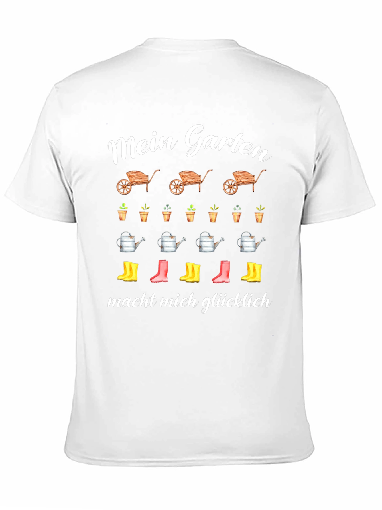 Mein Garten Makes Me Happy T-Shirt