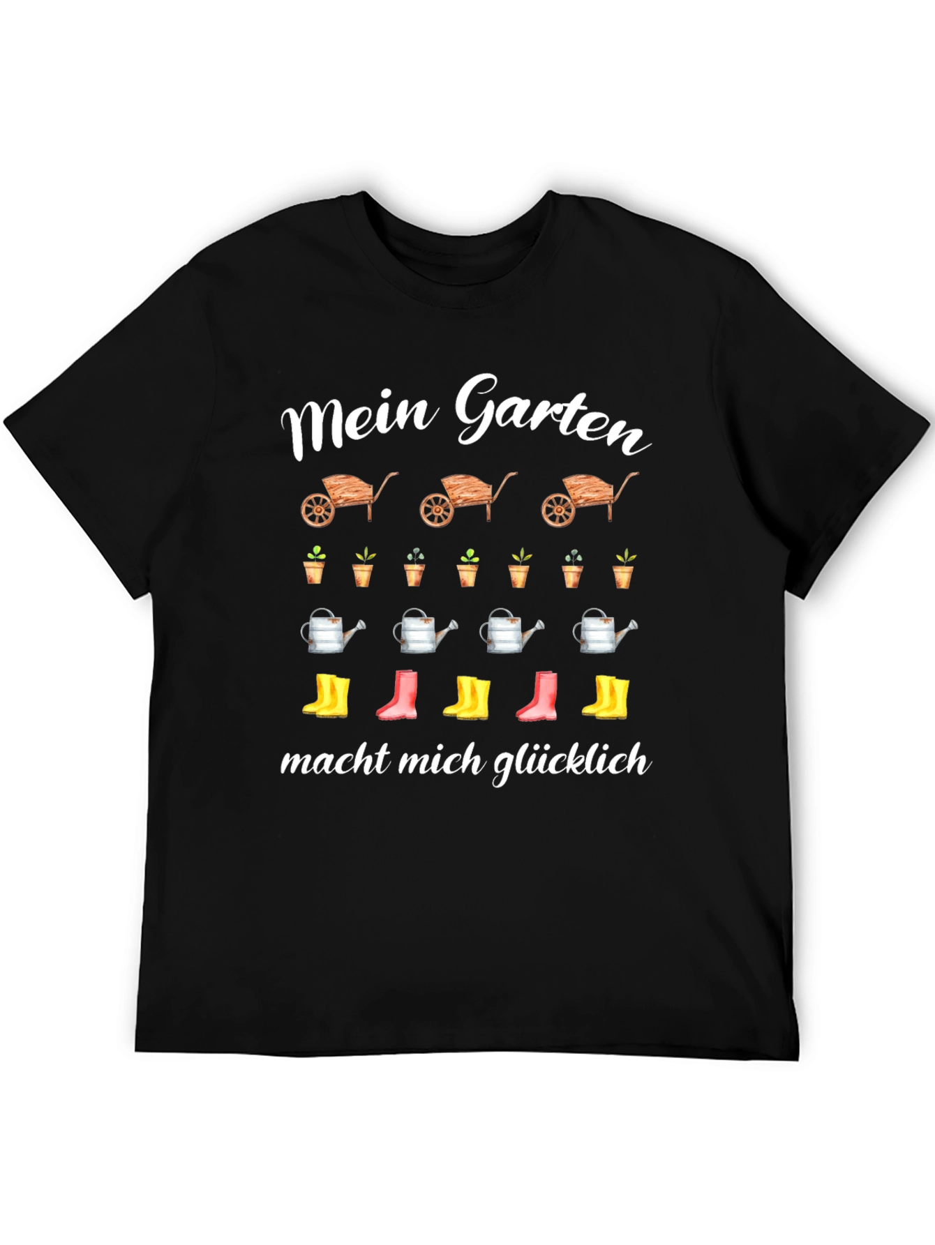 Mein Garten Makes Me Happy T-Shirt