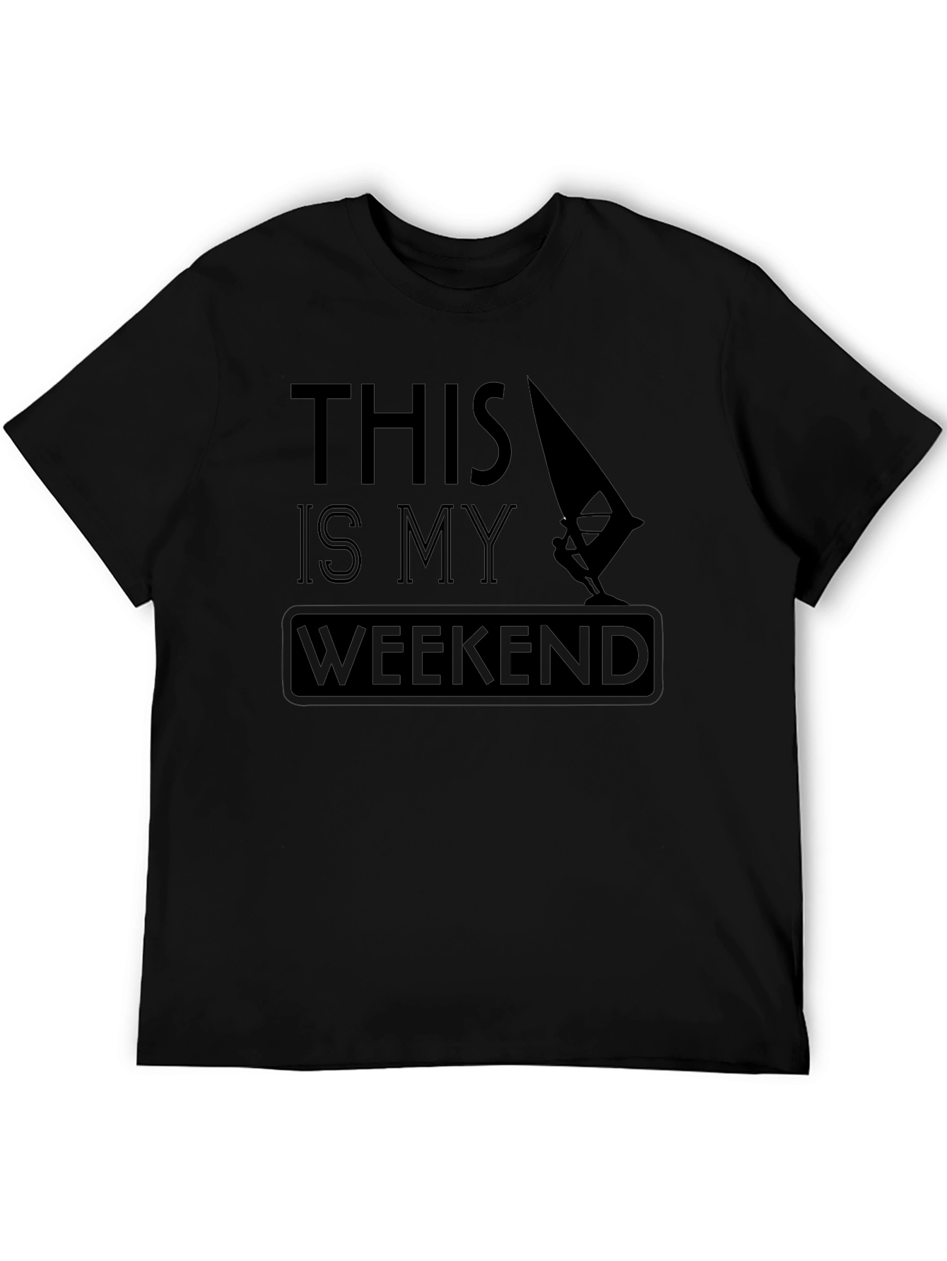 Weekend Windsurfer T-Shirt - Black