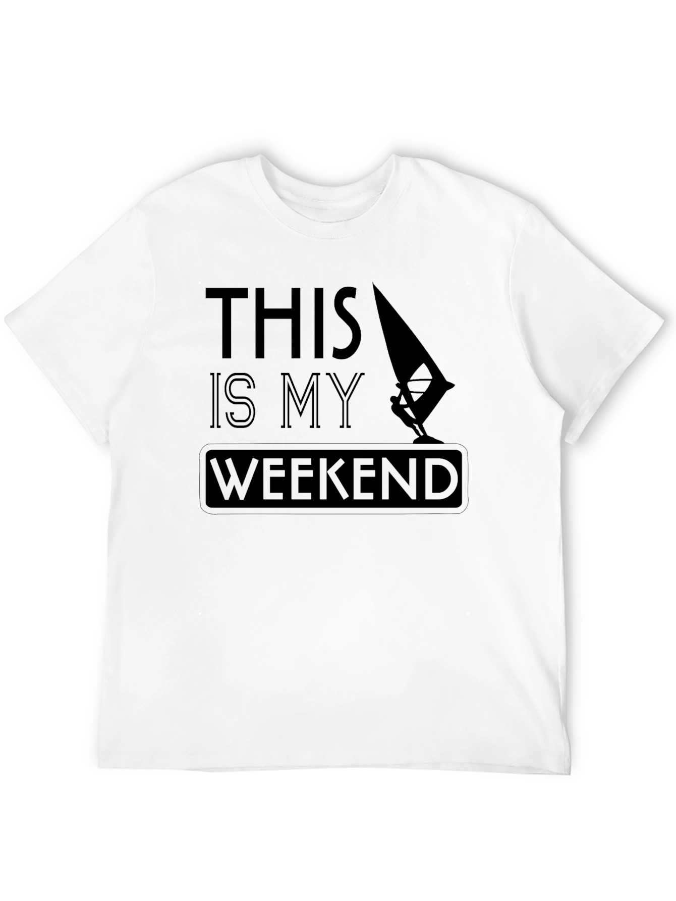 Weekend Windsurfer T-Shirt - Black