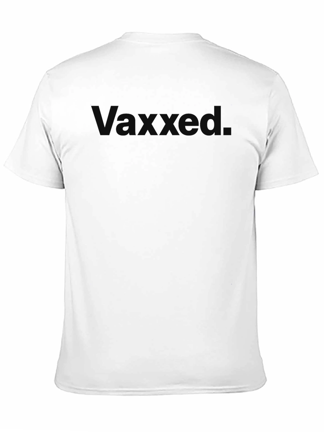 Minimalist Black Vaxxed Graphic Tee