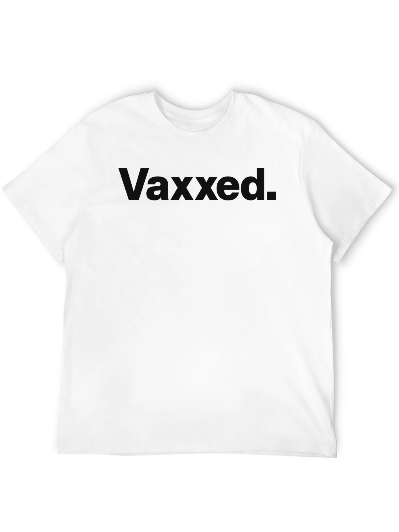 Minimalist Black Vaxxed Graphic Tee