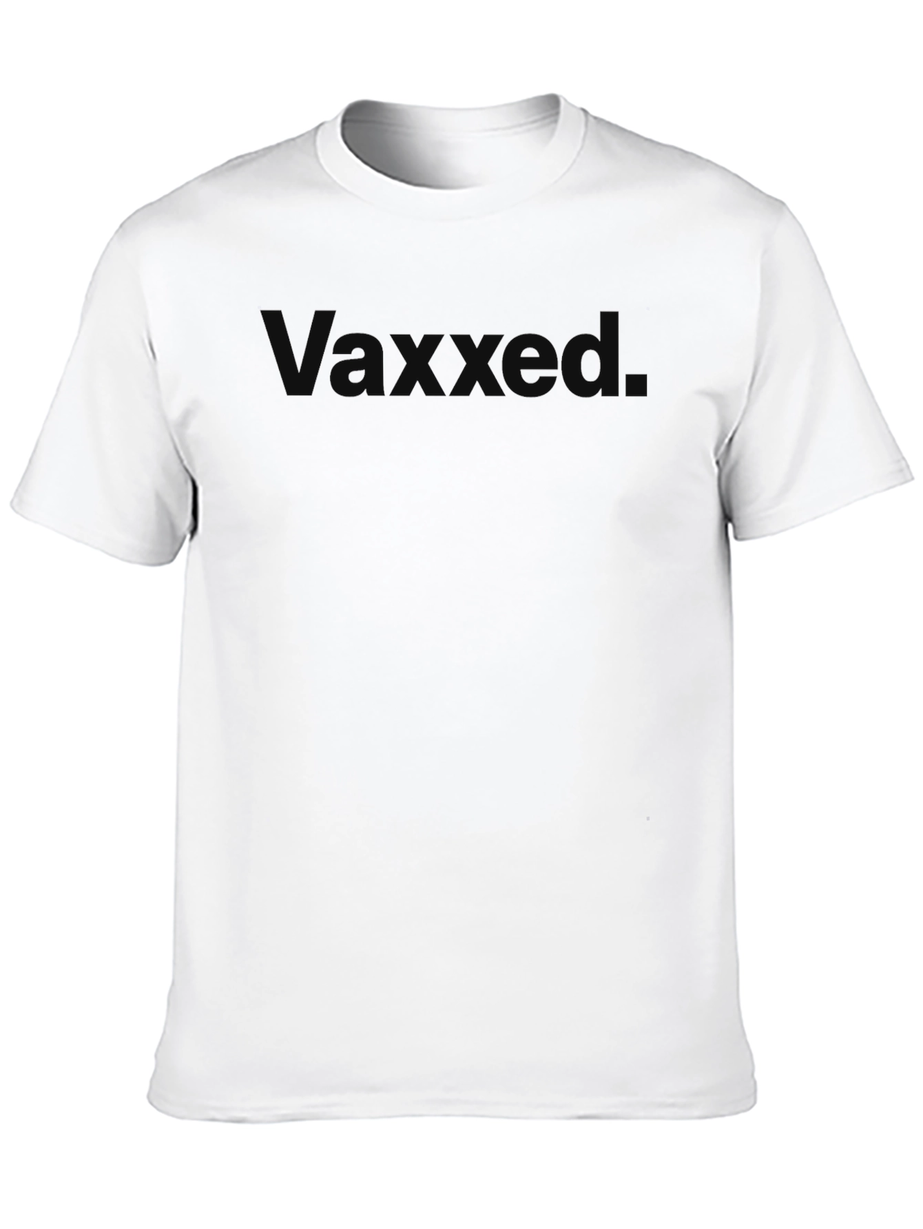Minimalist Black Vaxxed Graphic Tee