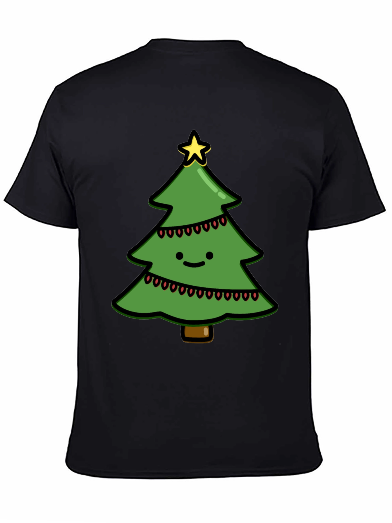 Festive Christmas Tree Graphic Tee - Holiday Cheer!