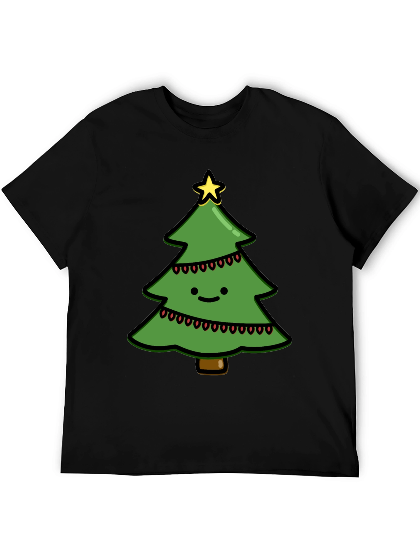 Festive Christmas Tree Graphic Tee - Holiday Cheer!