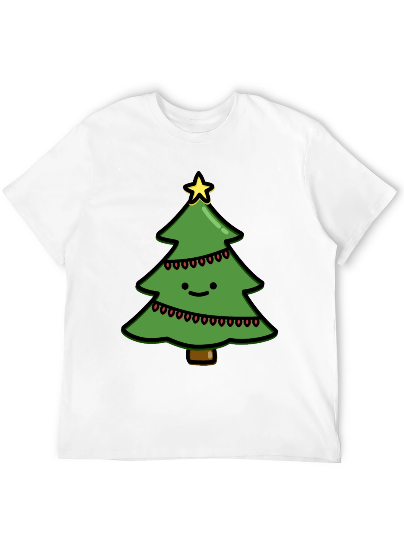 Festive Christmas Tree Graphic Tee - Holiday Cheer!