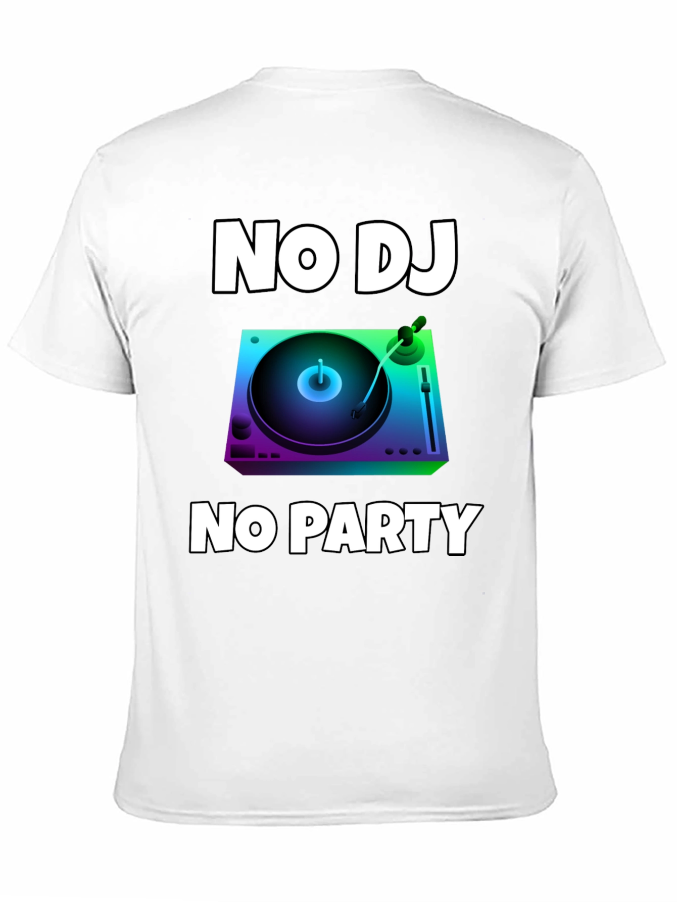 No DJ No Party Graphic T-Shirt
