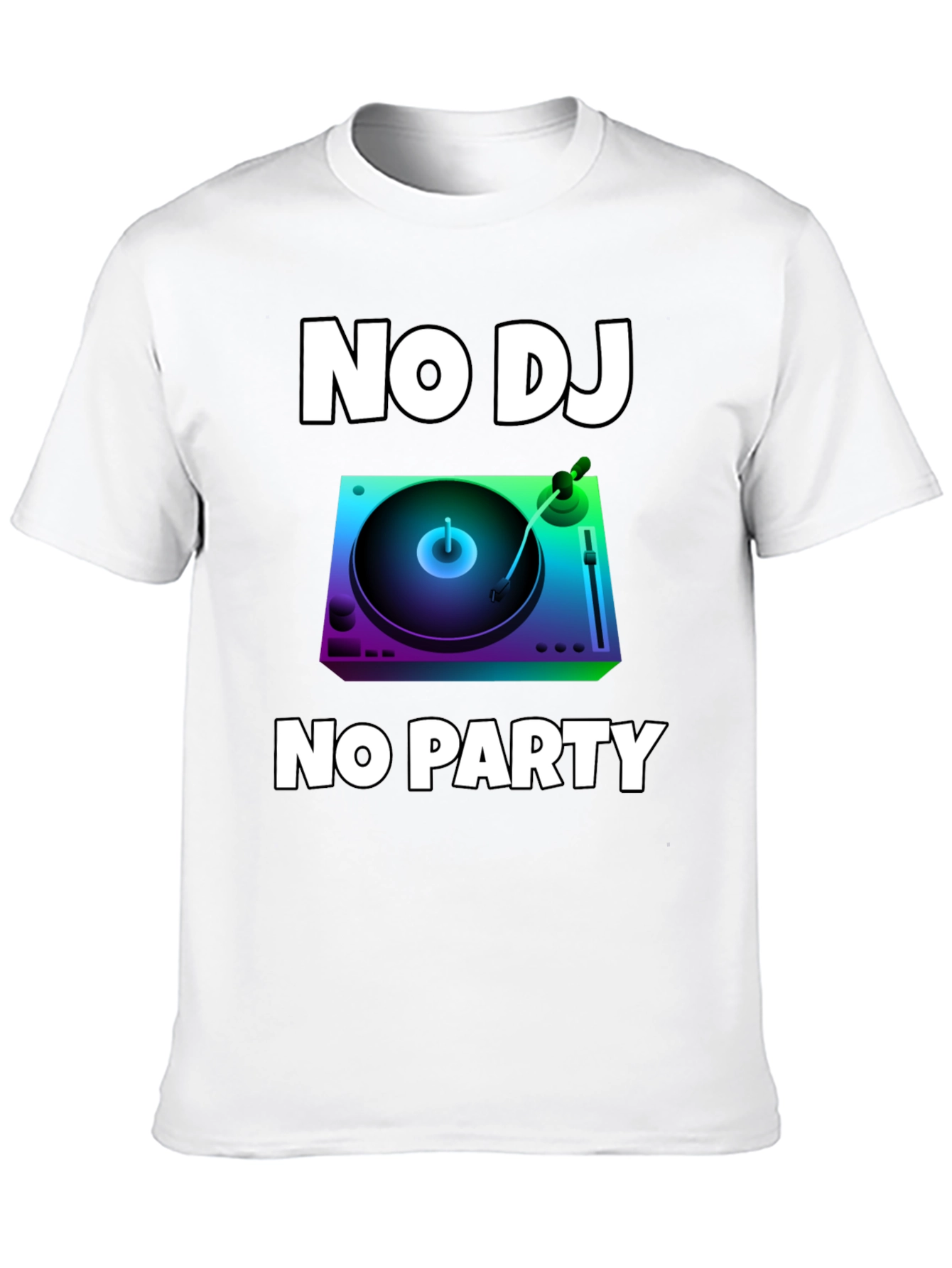 No DJ No Party Graphic T-Shirt