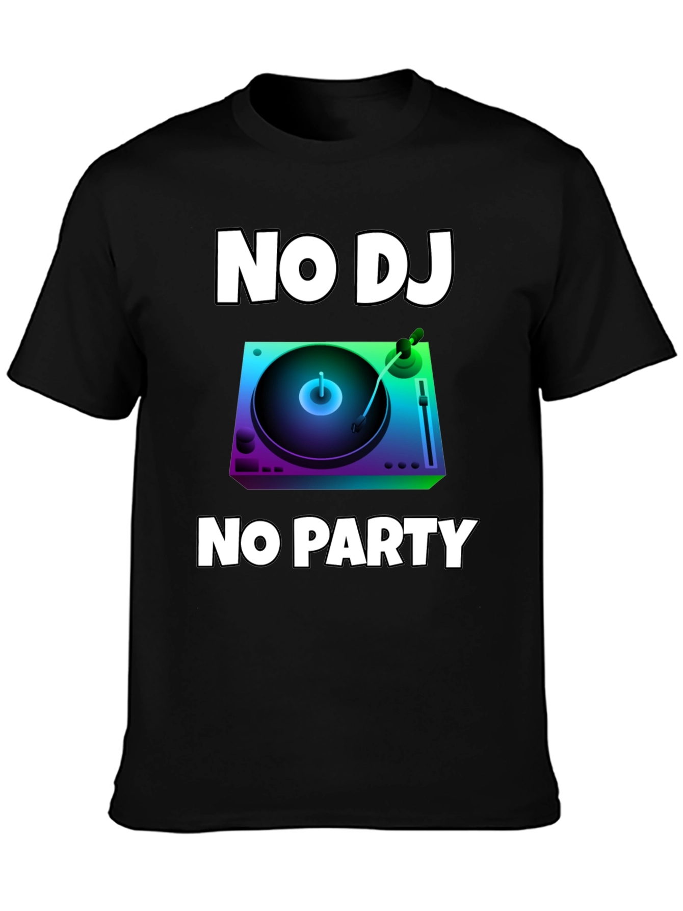 No DJ No Party Graphic T-Shirt
