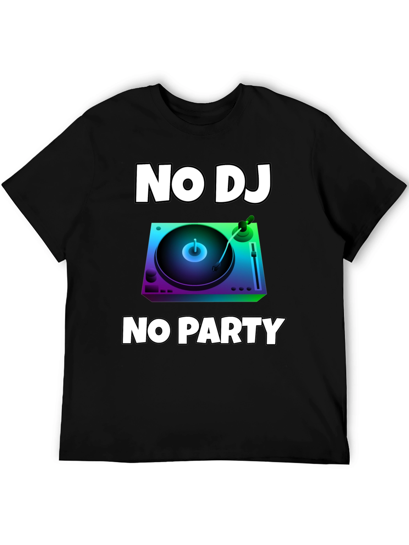 No DJ No Party Graphic T-Shirt
