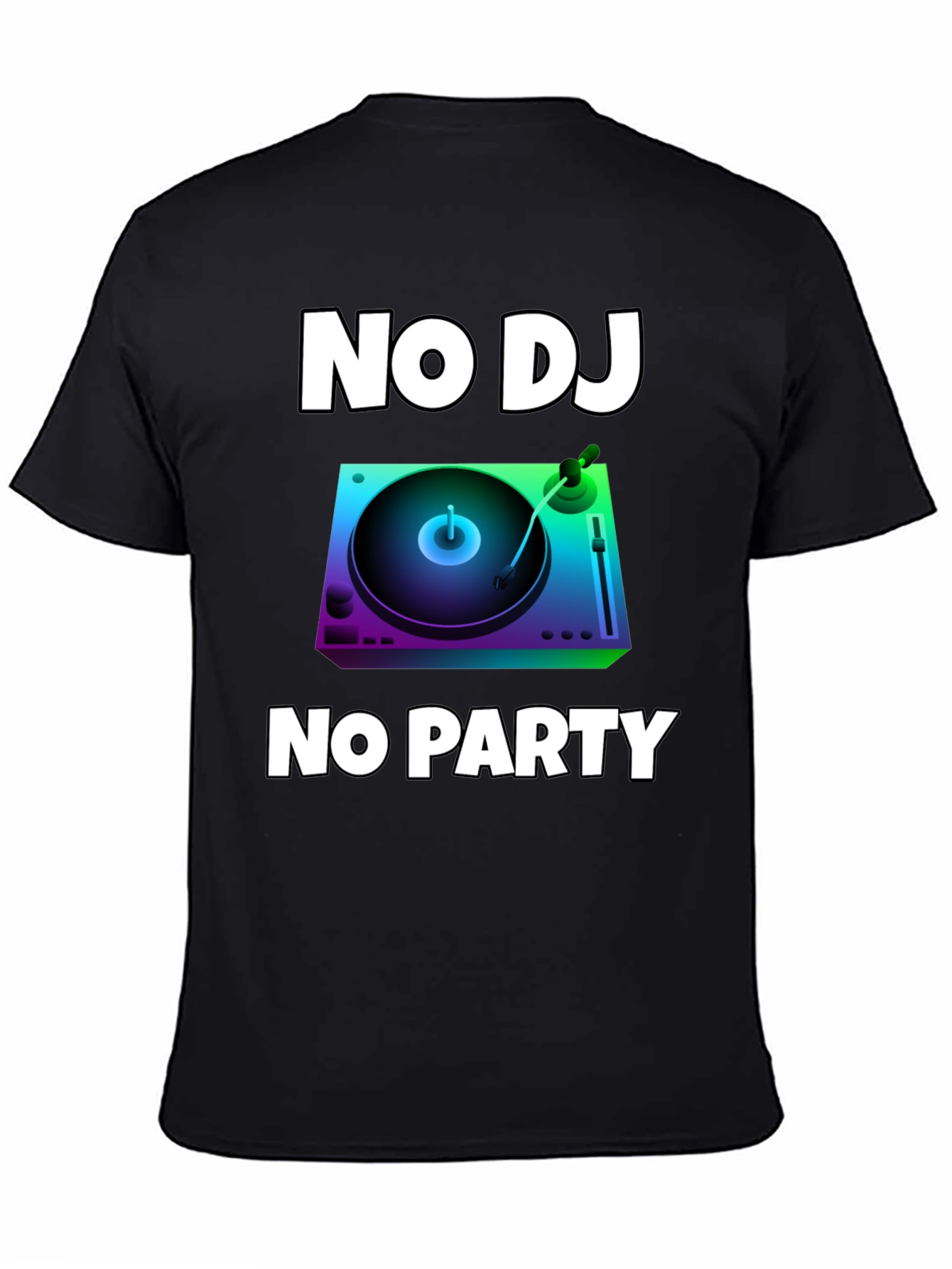 No DJ No Party Graphic T-Shirt