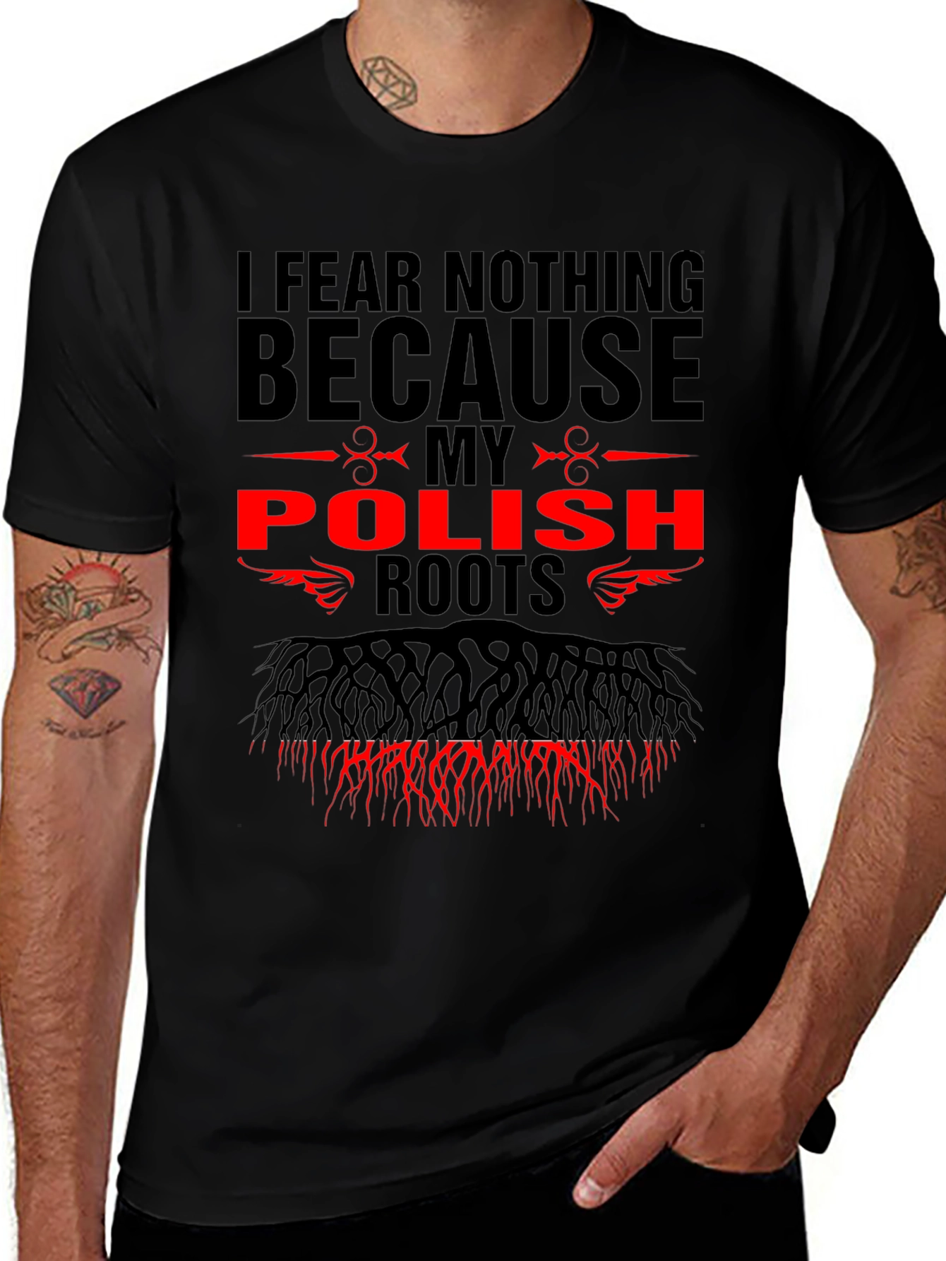I Fear Nothing Polish Roots Graphic Tee