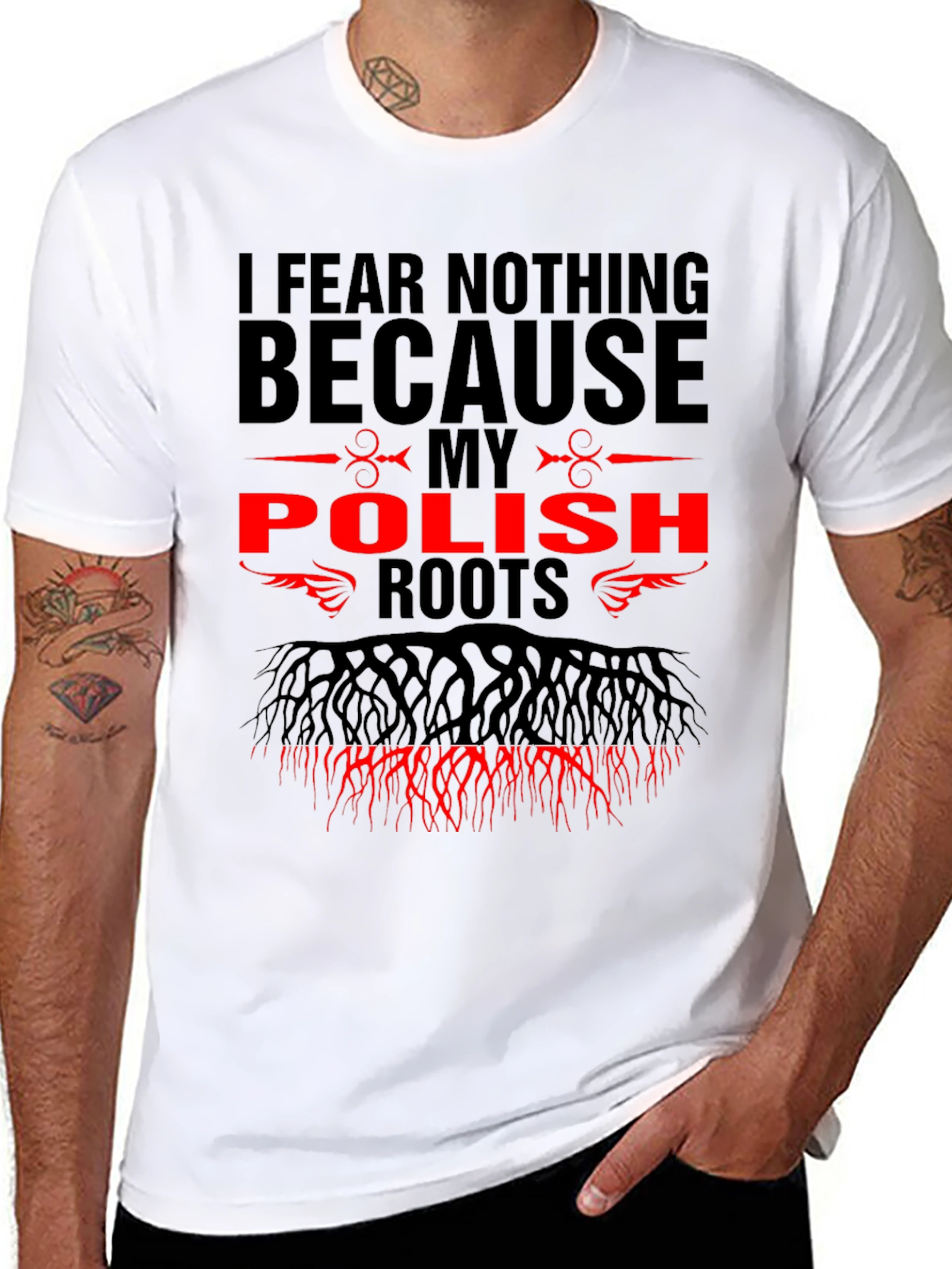 I Fear Nothing Polish Roots Graphic Tee
