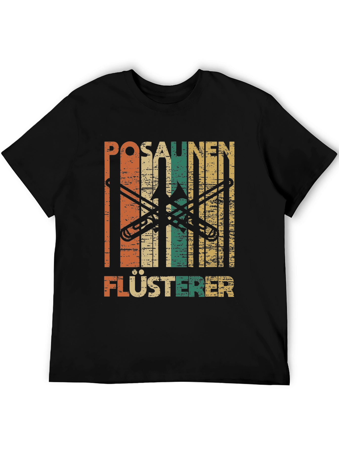 Posaunen Flüsterer T-Shirt Trombone Whisperer Funny Musician Tee