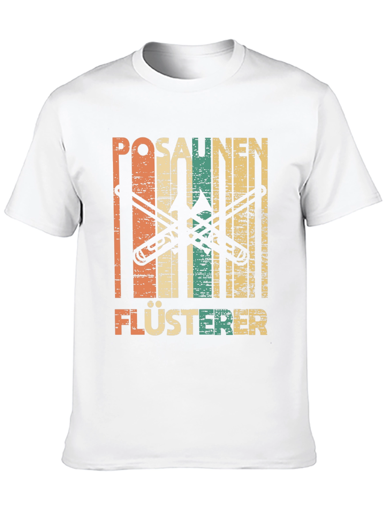 Posaunen Flüsterer T-Shirt Trombone Whisperer Funny Musician Tee