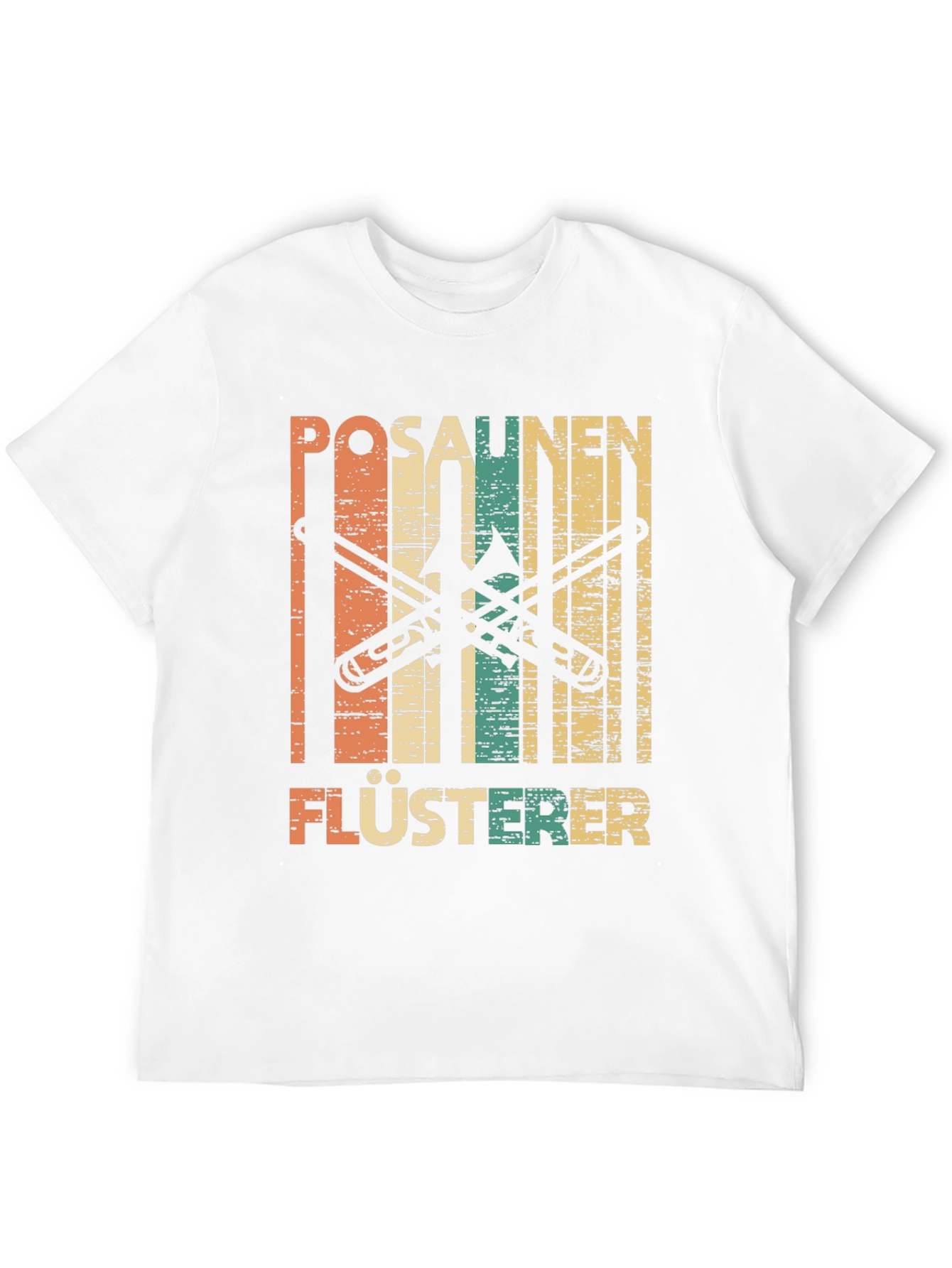 Posaunen Flüsterer T-Shirt Trombone Whisperer Funny Musician Tee