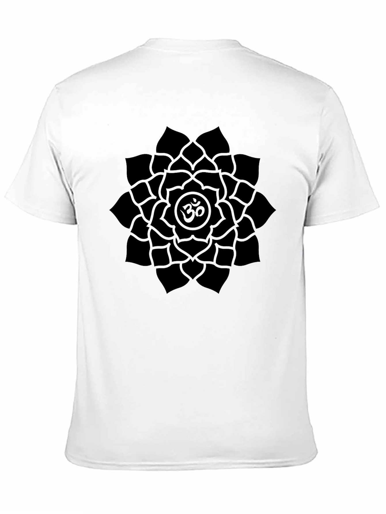 Om Mandala Black Graphic T-Shirt