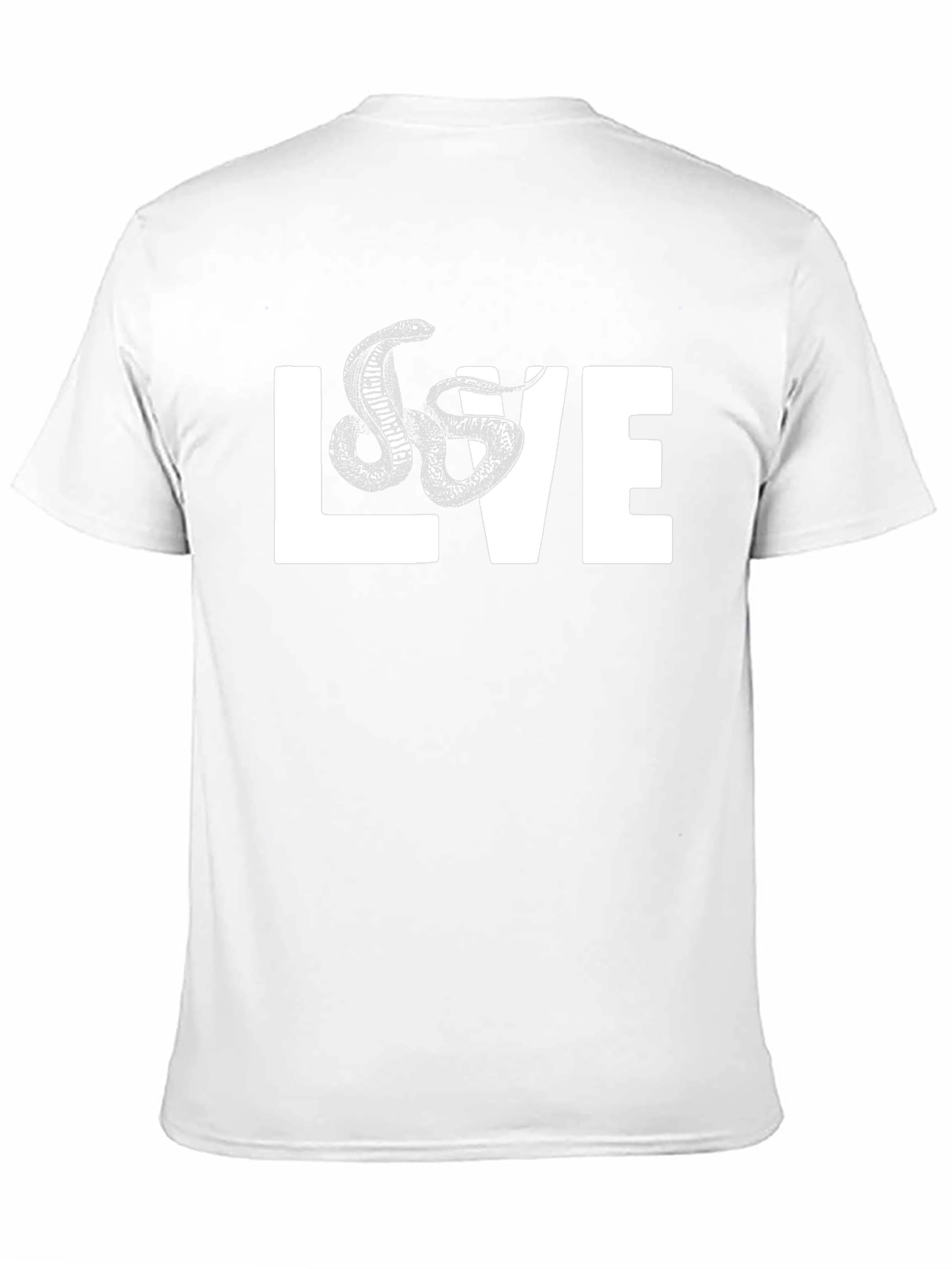 Snake LOVE Graphic Tee - Mens Black T-Shirt