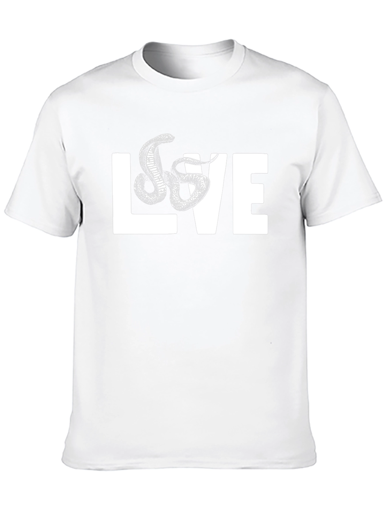 Snake LOVE Graphic Tee - Mens Black T-Shirt