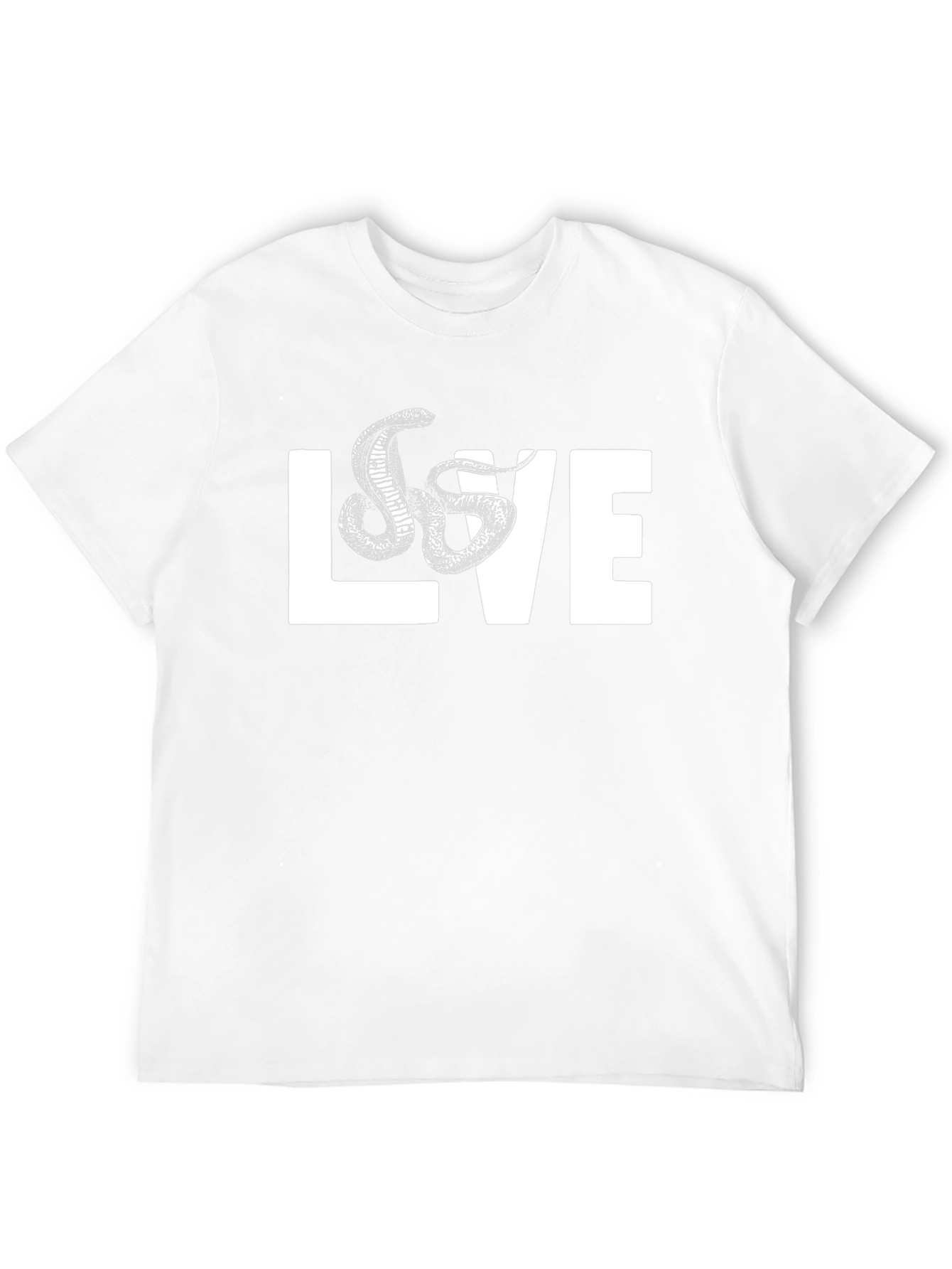 Snake LOVE Graphic Tee - Mens Black T-Shirt