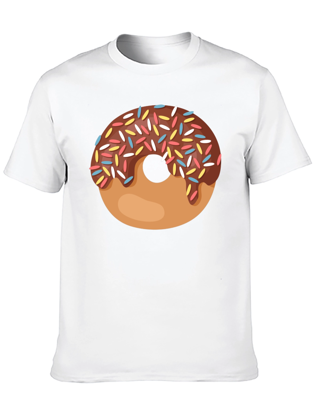 Donut Graphic Black T-Shirt - Sweet Treat Style