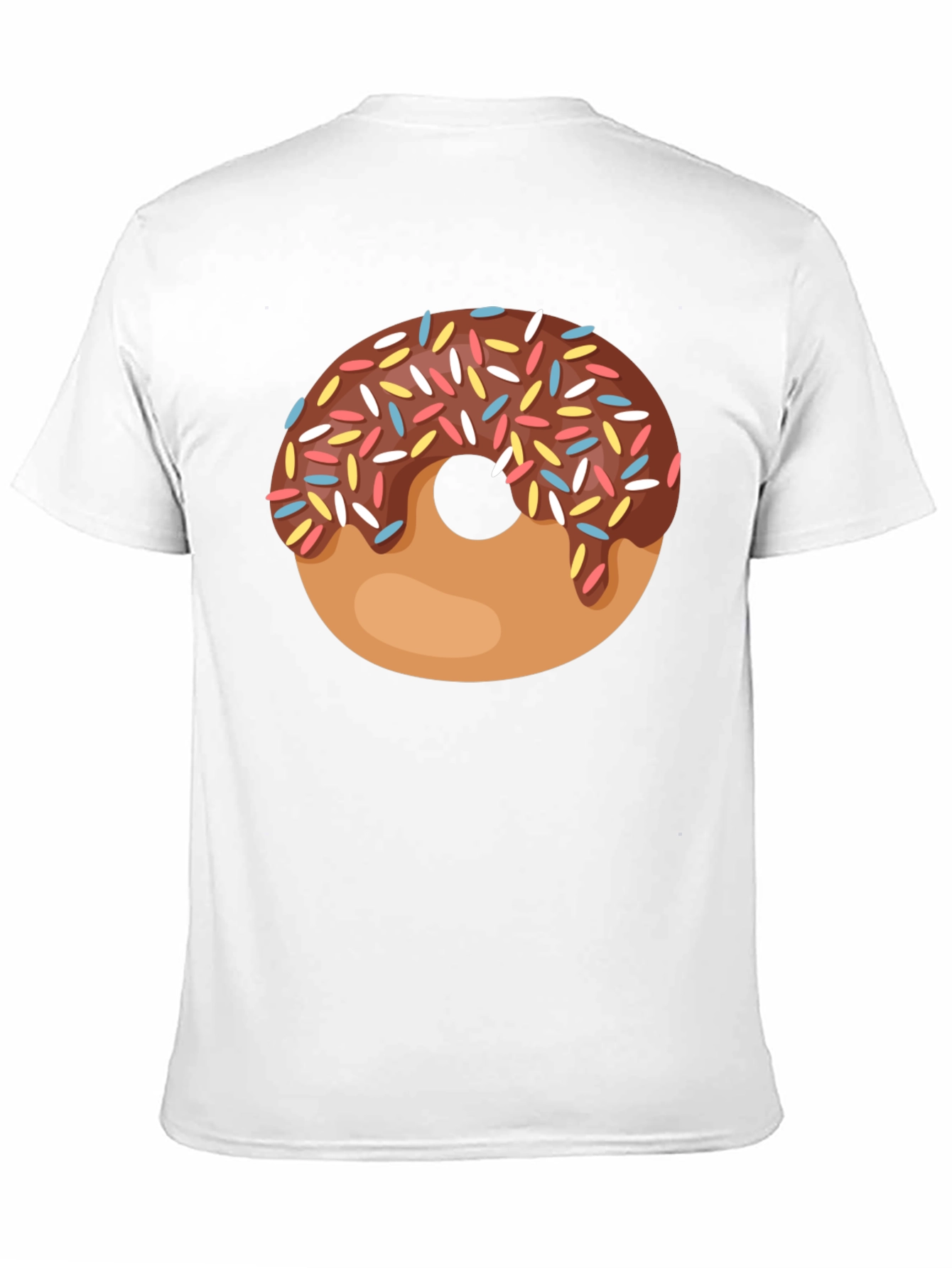 Donut Graphic Black T-Shirt - Sweet Treat Style