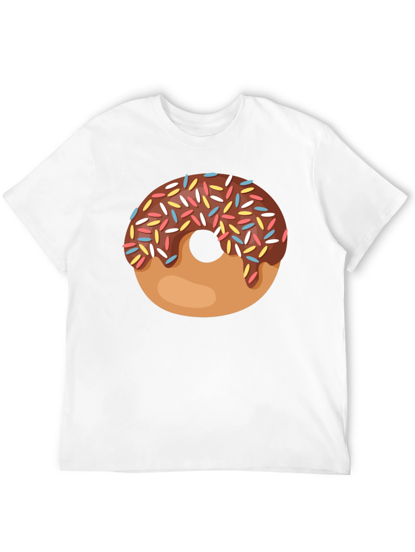 Donut Graphic Black T-Shirt - Sweet Treat Style