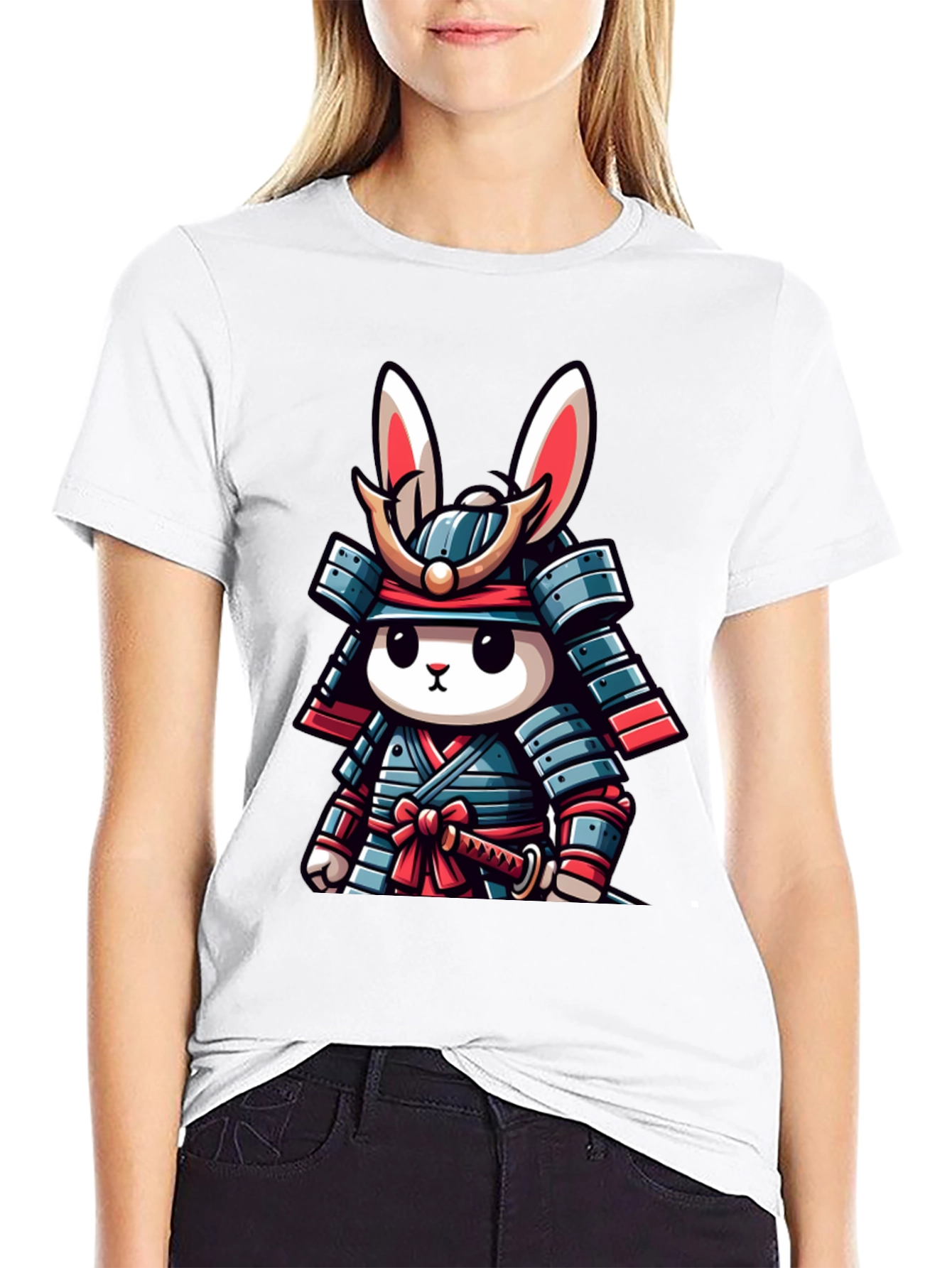 Samurai Bunny T-Shirt - Graphic Tee