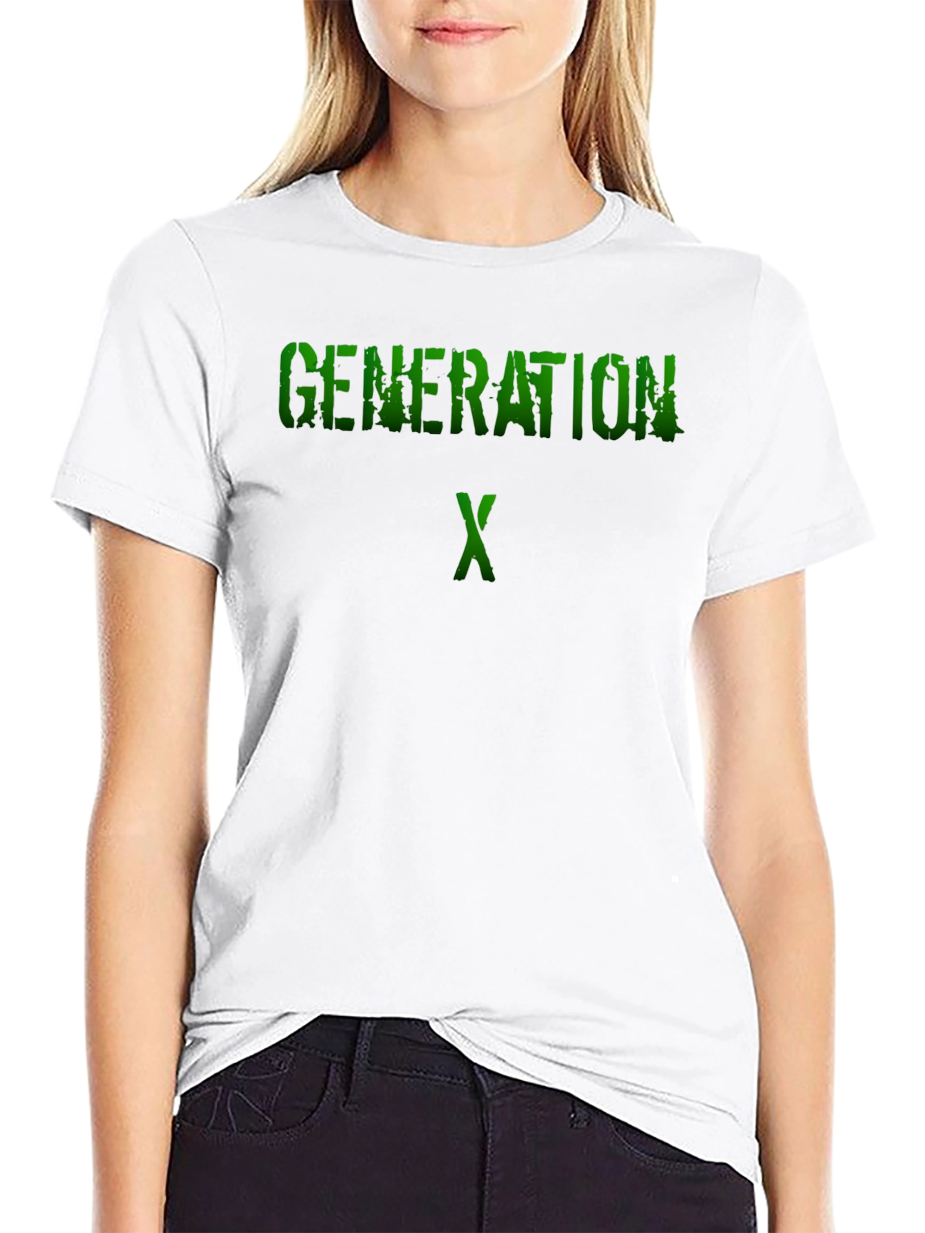 Generation X Graphic Tee - Black Cotton T-Shirt