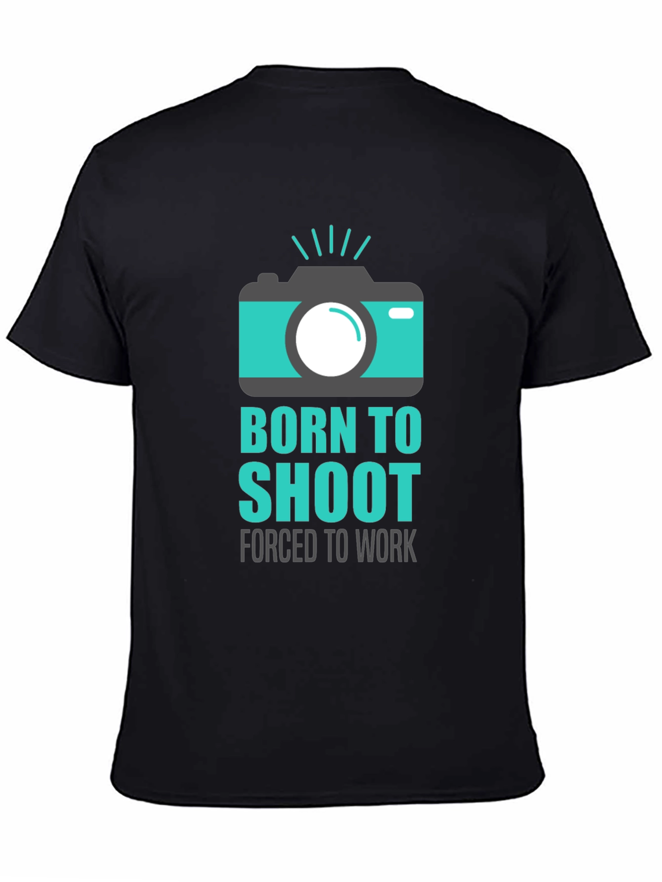 Born to Shoot Mens Graphic T-Shirt