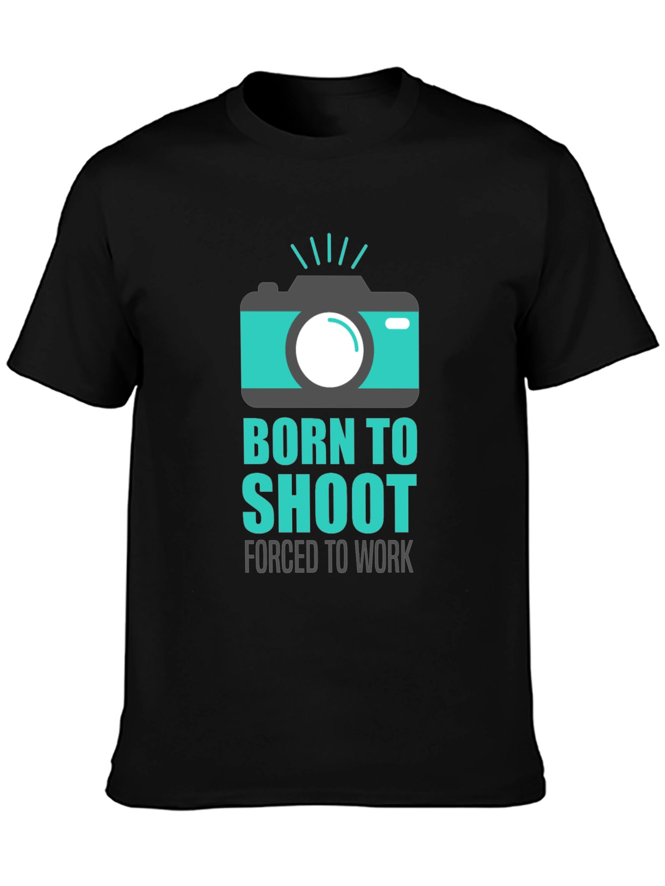 Born to Shoot Mens Graphic T-Shirt